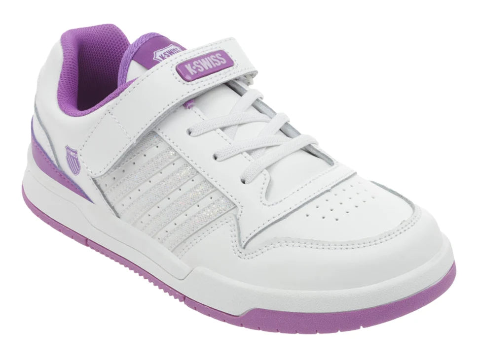 Tenis K Swiss Drifty Blanco y Lila para Niña