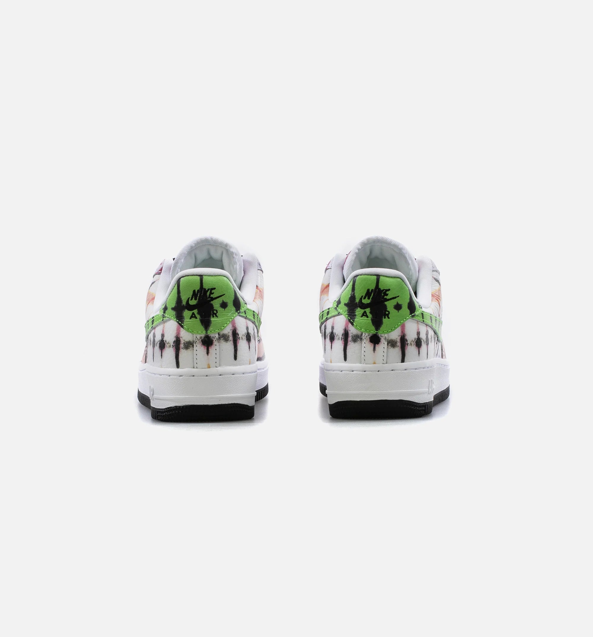 Air Force 1 07 Low QS Womens Lifestyle Shoe White Black Green Pink Orange