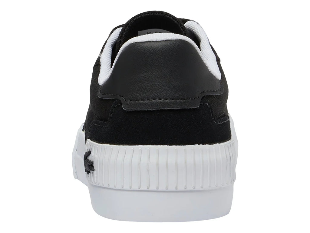 Tenis Lacoste Negro y Blanco para Niño