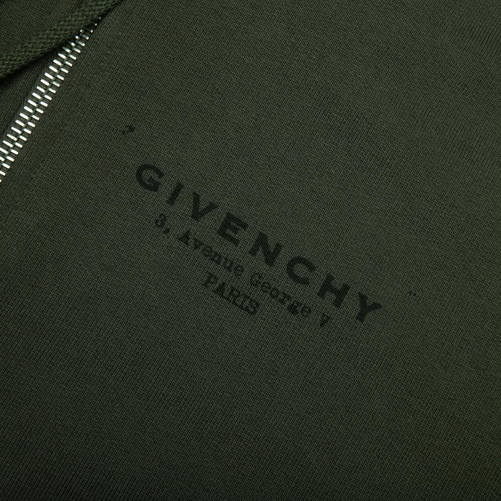 Zipped Hoodie Khaki