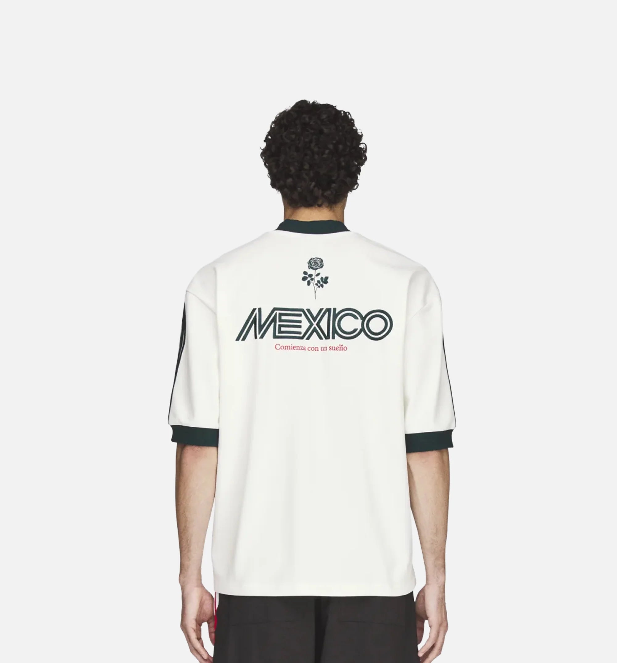 Chavarria Soccer Mens Short Sleeve Shirt Off White