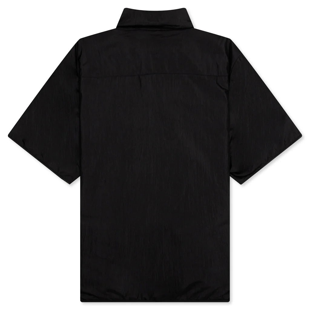 Zip Up Shirt Black