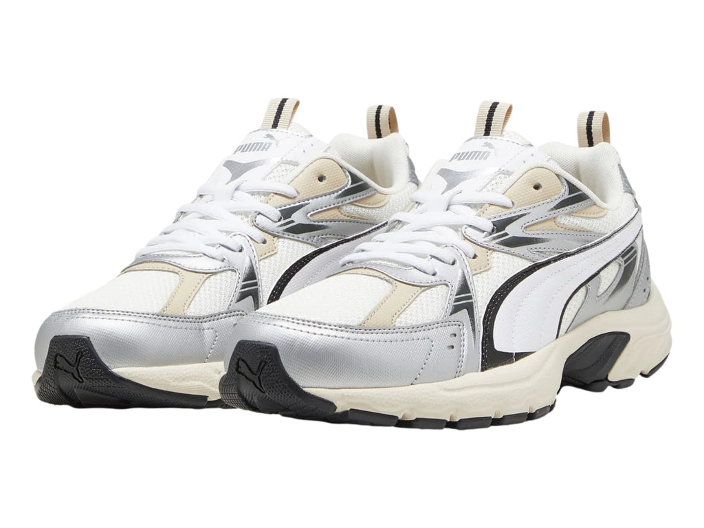 Tenis PUMA Milenio Tech Blanco y Plateado para Hombre