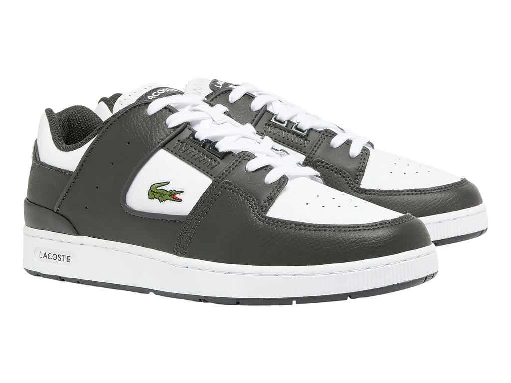 Tenis Lacoste Court Cage Verde Oscuro y Blanco para Hombre