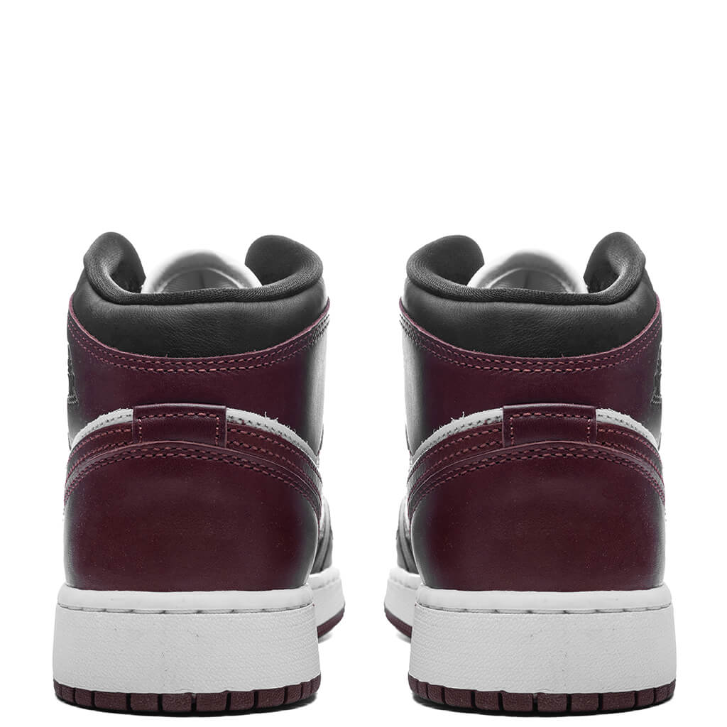 Air Jordan 1 Mid SE GS White Dark Pony Black