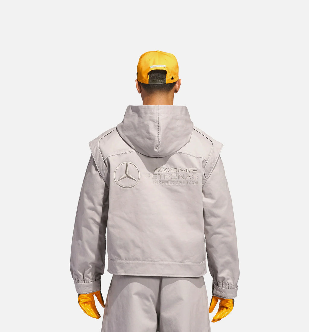 Bad Bunny x Mercedes AMG Petronas F1 Zip Up Mens Jacket Granite