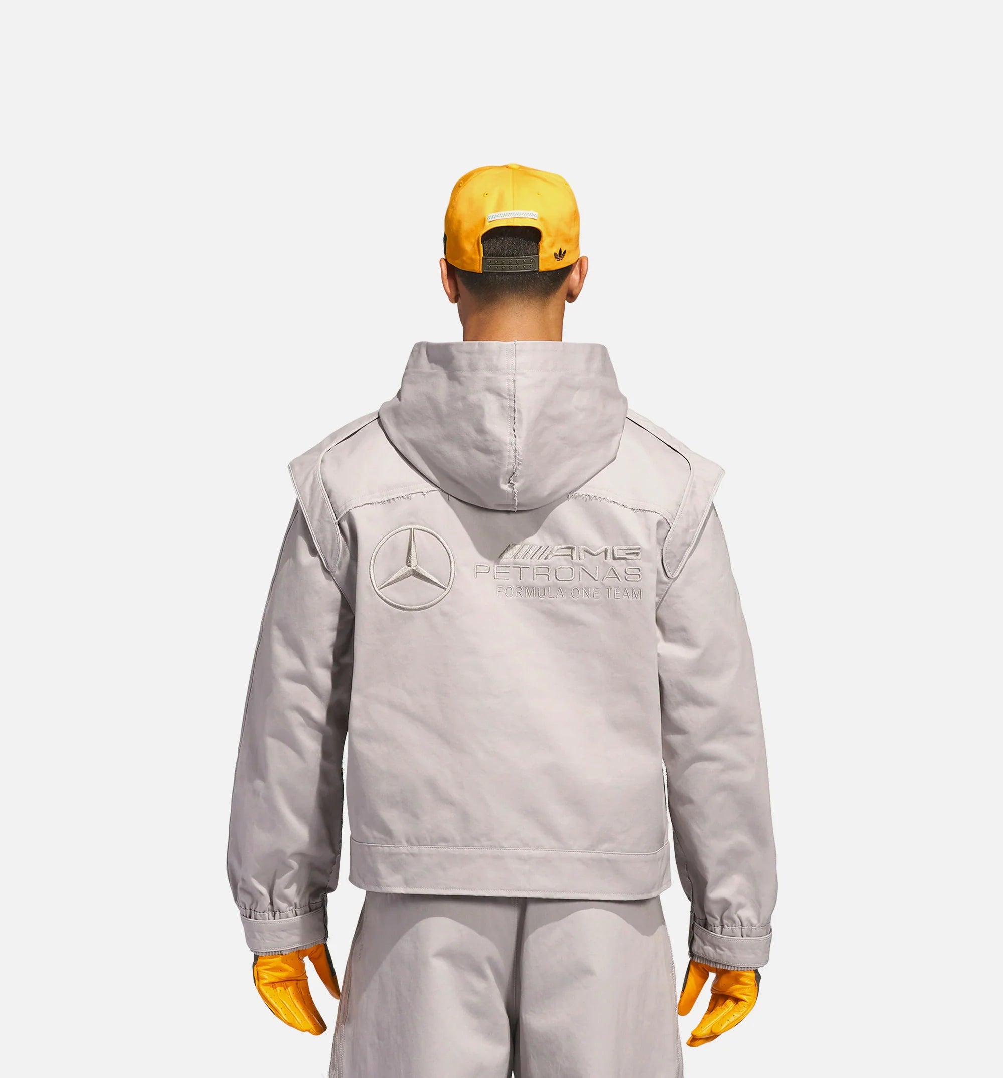 Bad Bunny x Mercedes AMG Petronas F1 Zip Up Mens Jacket Granite