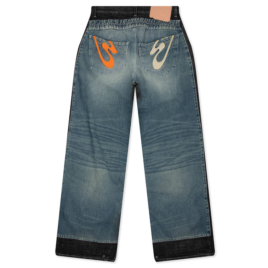 Double Leggenda Pant Blue Wash Black