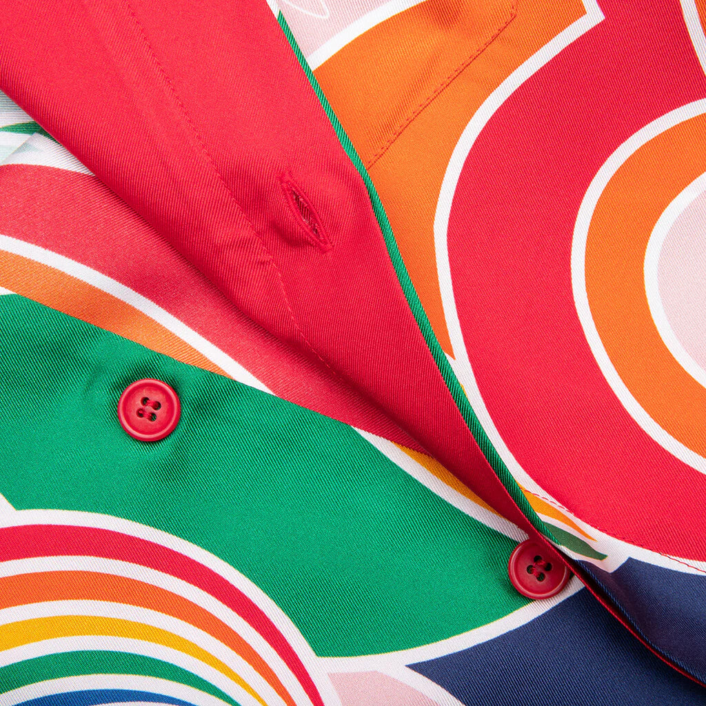 Le Pouvoir Des Fleures Silk Twill Shirt Multi