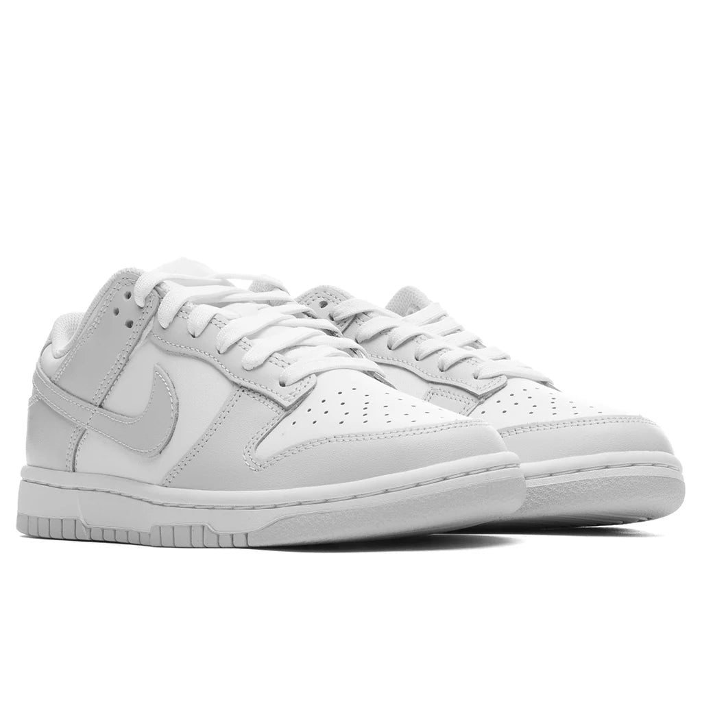 Womens Dunk Low White Photon Dust