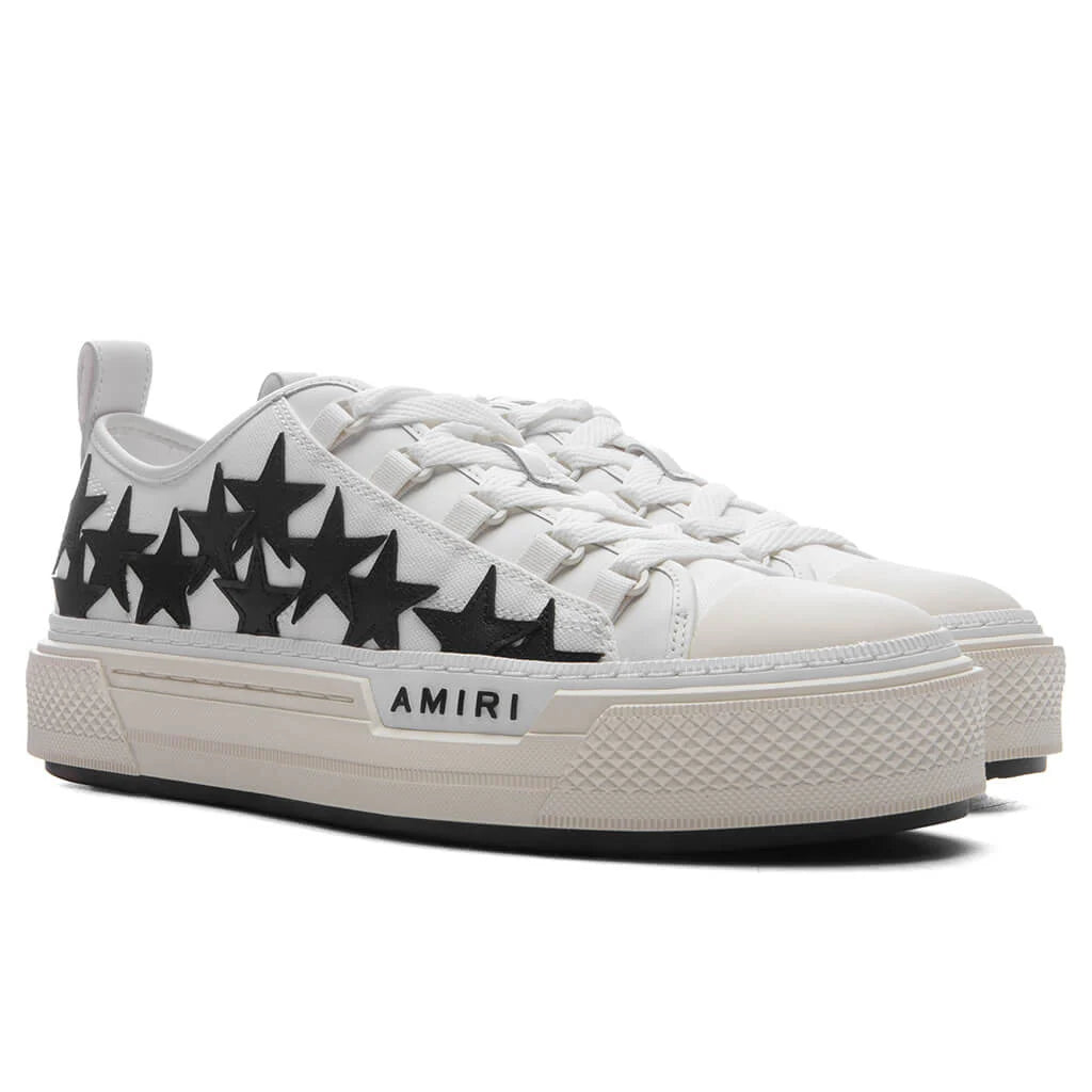 Stars Court Low White Black