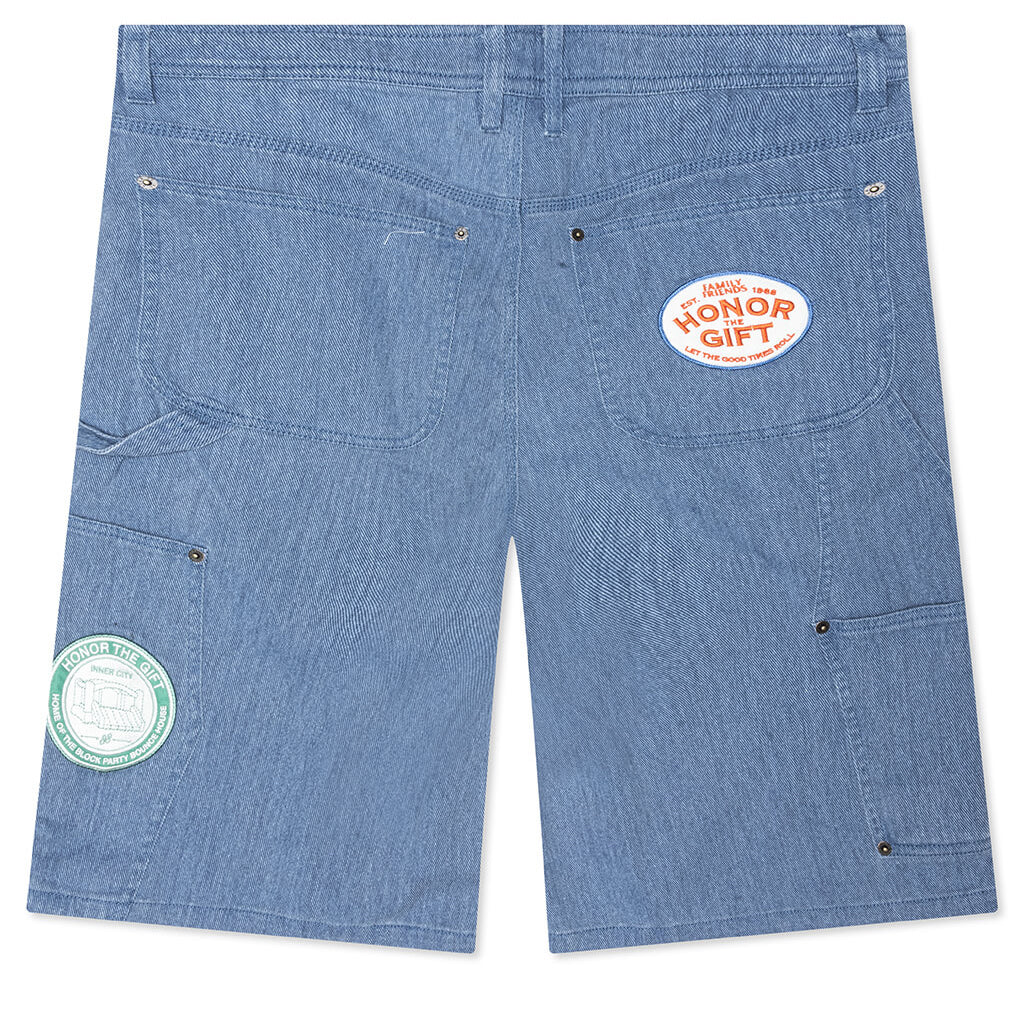 Twill Carpenter Short Blue