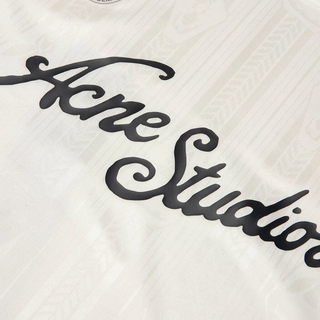 Logo Sports Jersey Top White