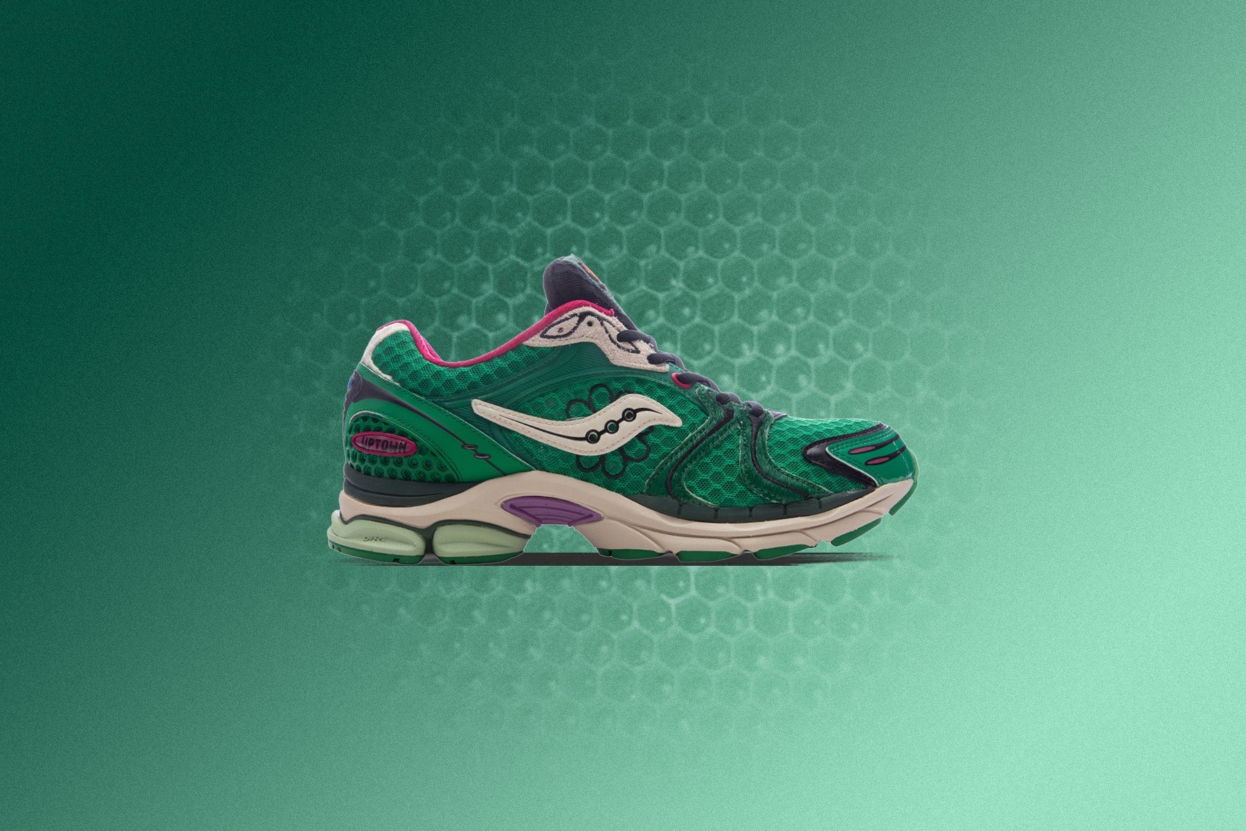 Saucony x Jae Tips Progrid Triumph 4 Sugar Maple Fern Fern