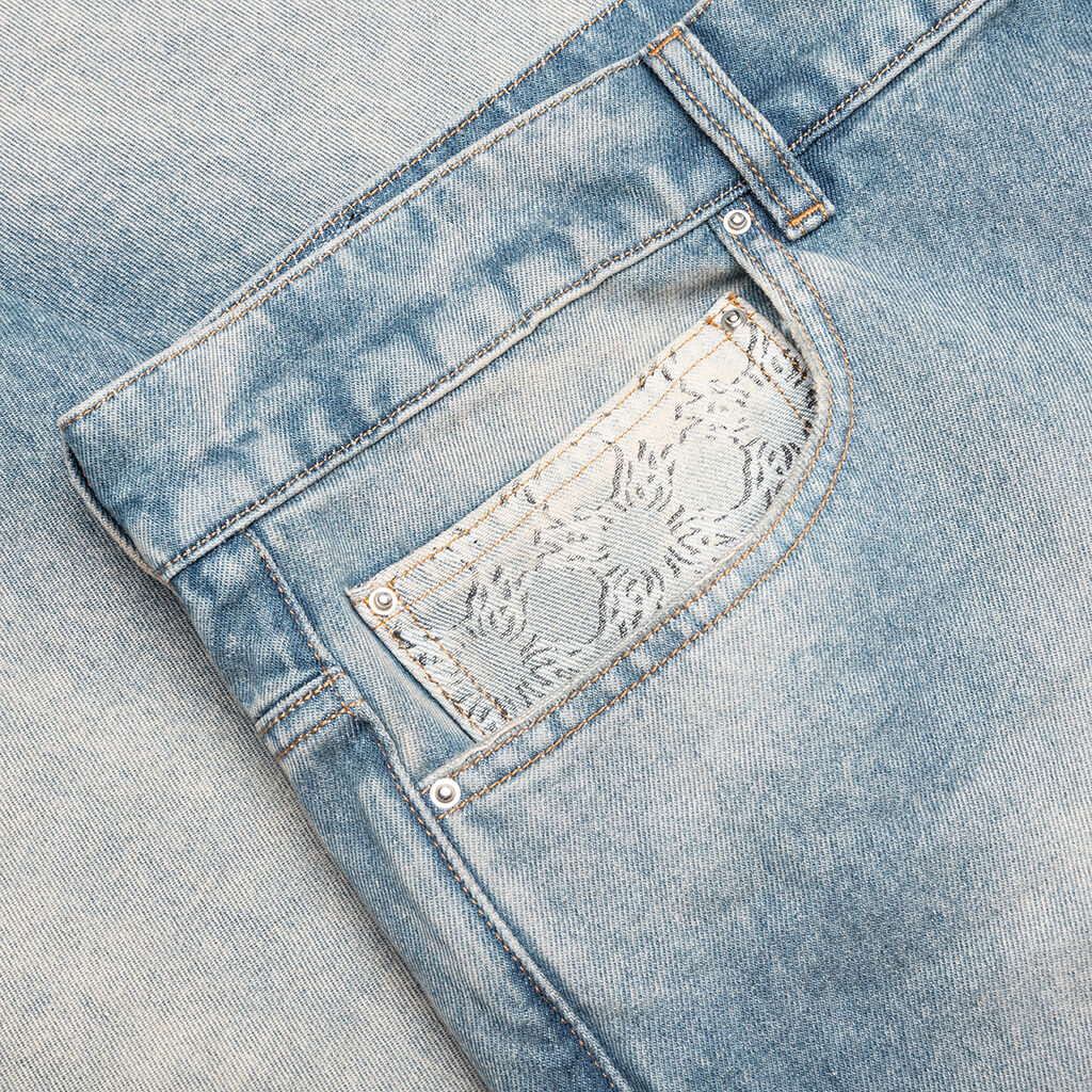 MA Quad Cuff Straight Jean Antique Indigo