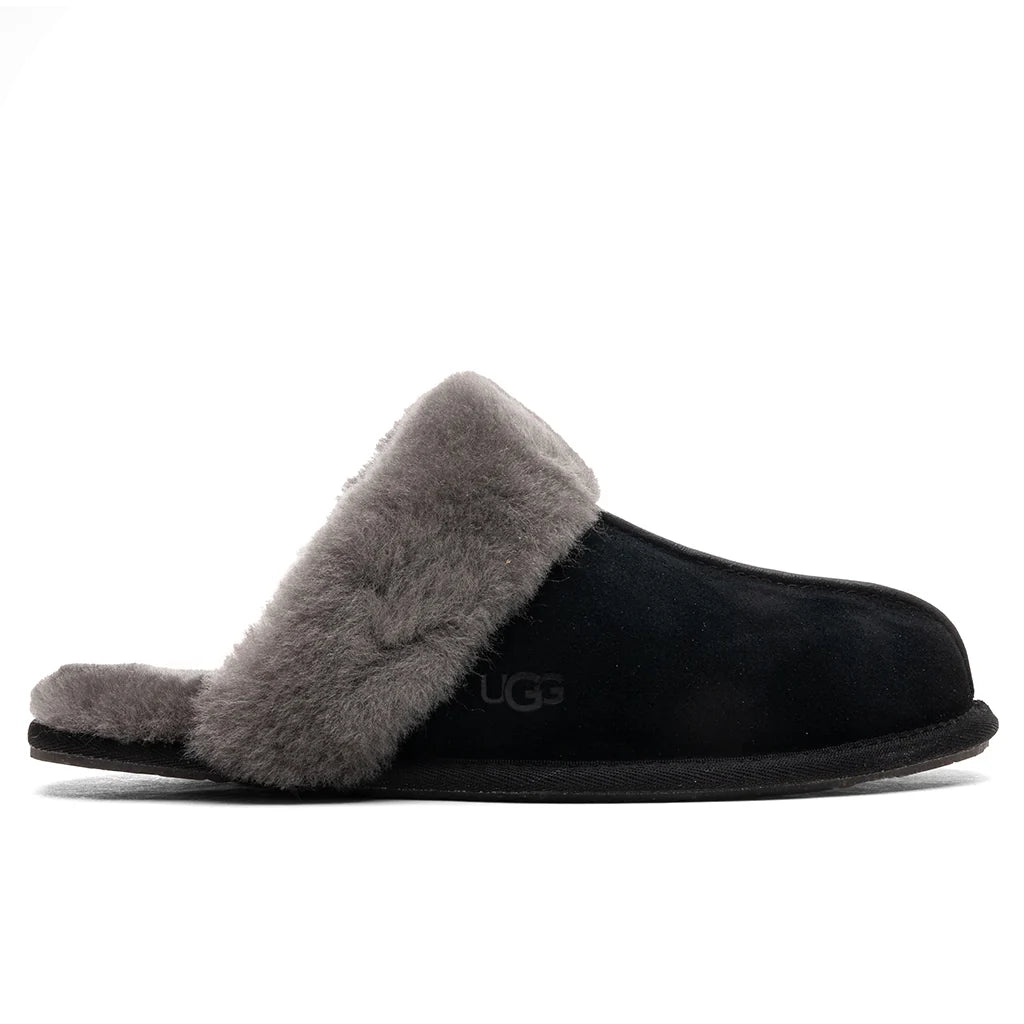 Womens Scuffette II Slipper Black Grey