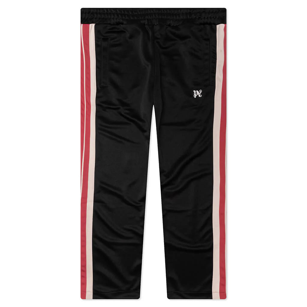 Monogram Colorblock Track Pants Black Light