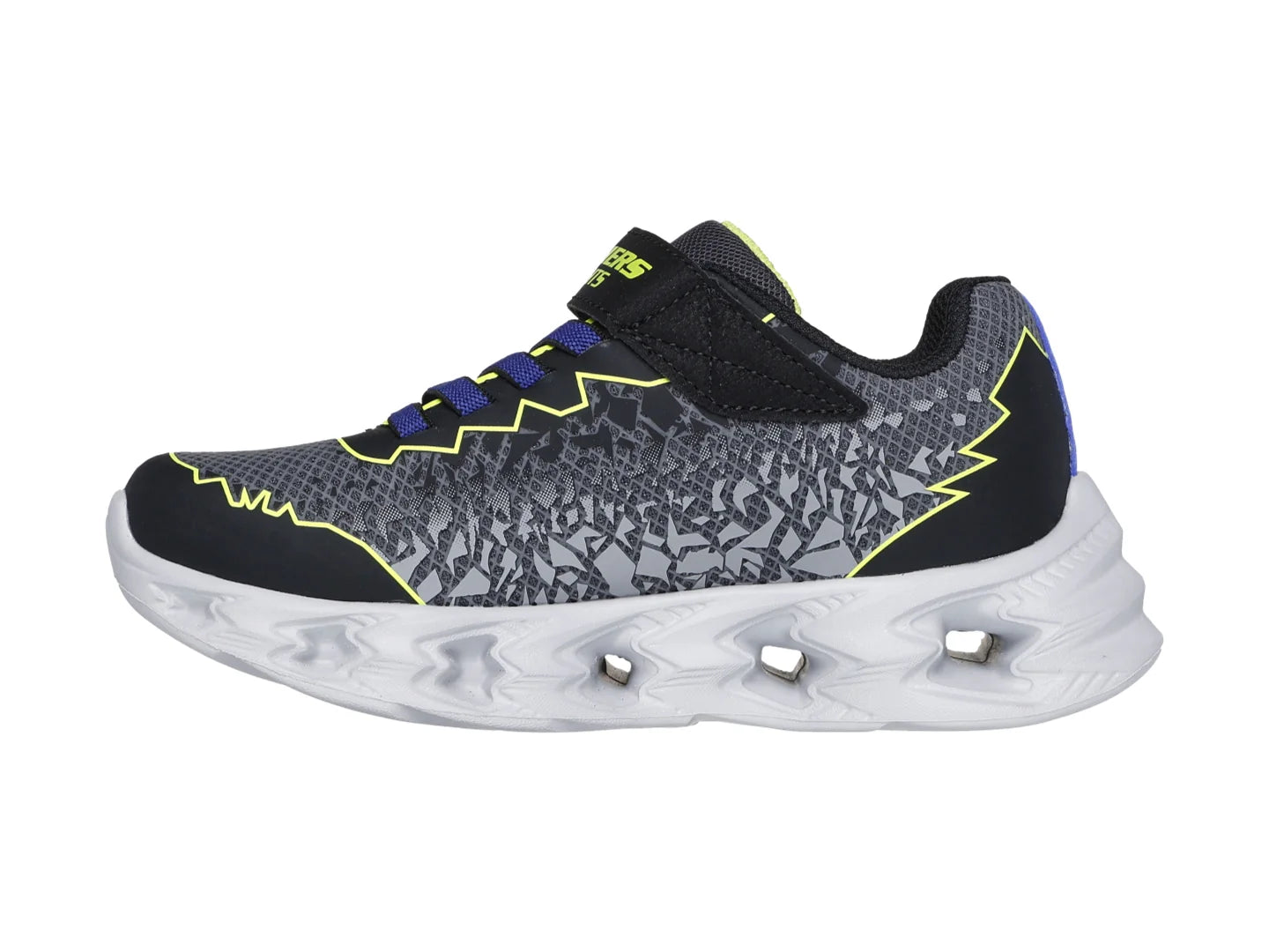 Tenis Skechers Vortex 20 Negro y Amarillo para Niño