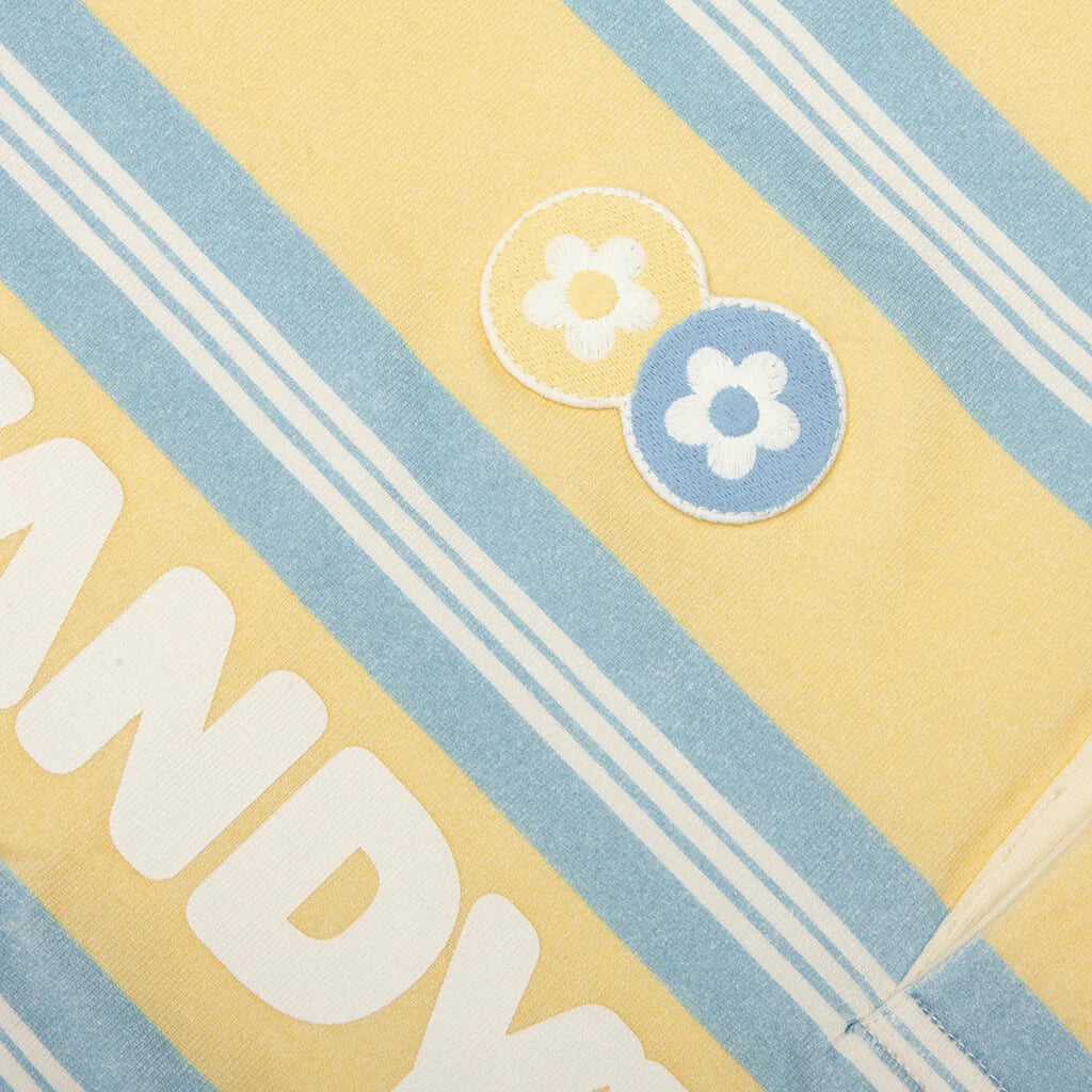 Stripe L S Rugby Yellow