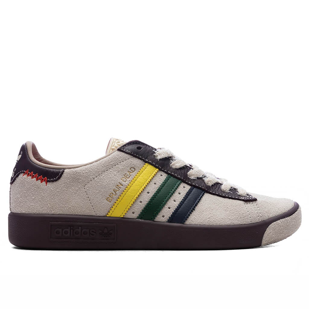 Adidas x Brain Dead Forest Hills Cream White Pantone Night Red