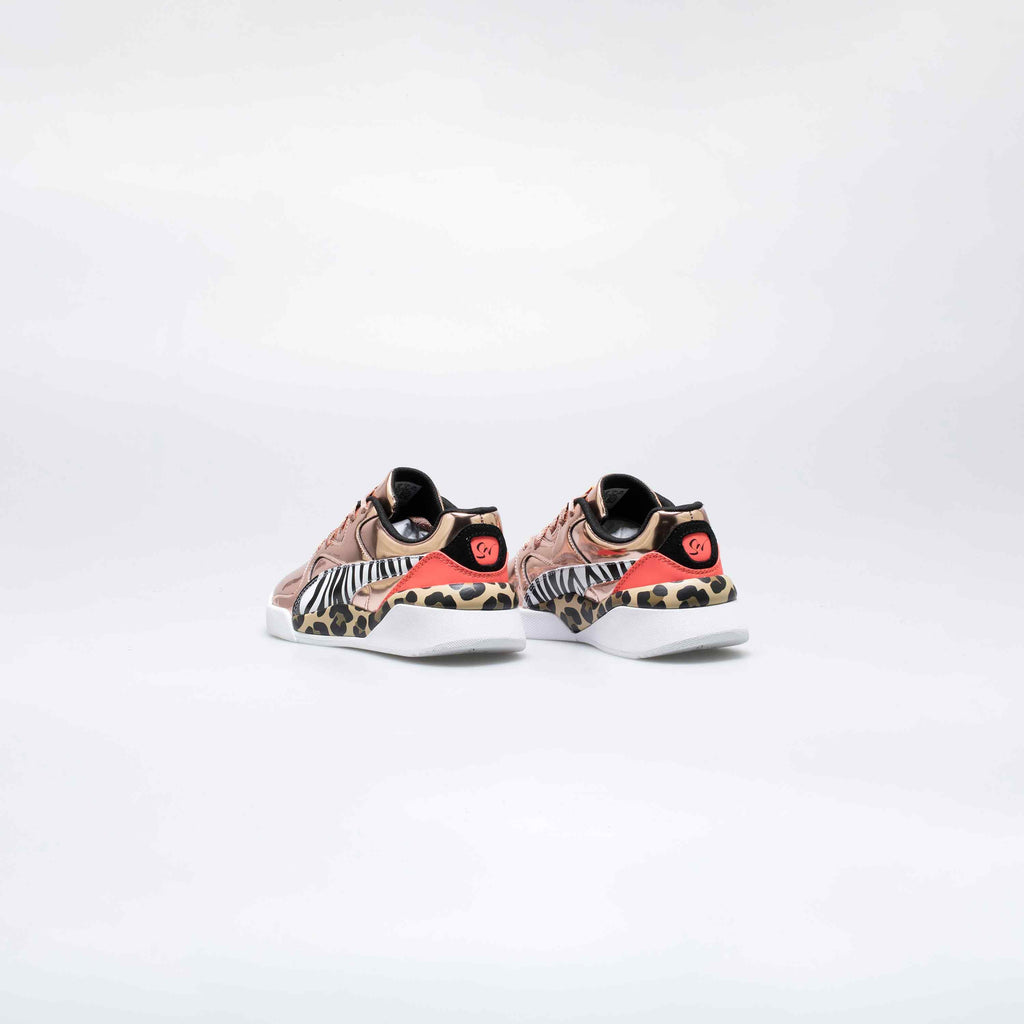 Sophia Webster X Puma Aeon Womens Running Shoe Rose Gold White Tan