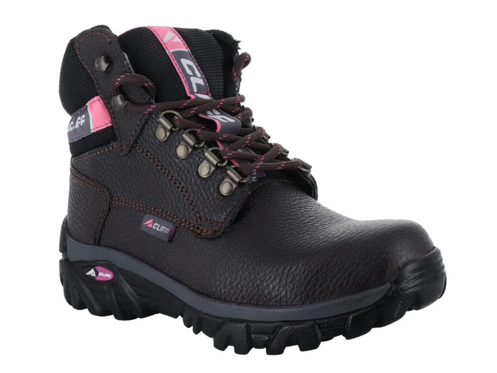 Botas Militares Cliff Caoba para Mujer
