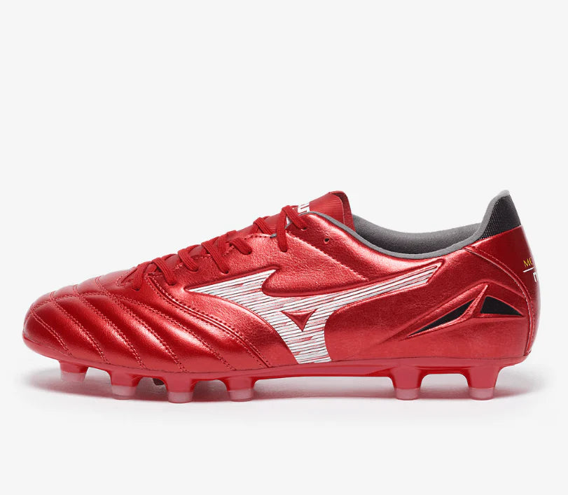 Mizuno Morelia Neo IV Pro FG Firm Ground Soccer Cleats Red White