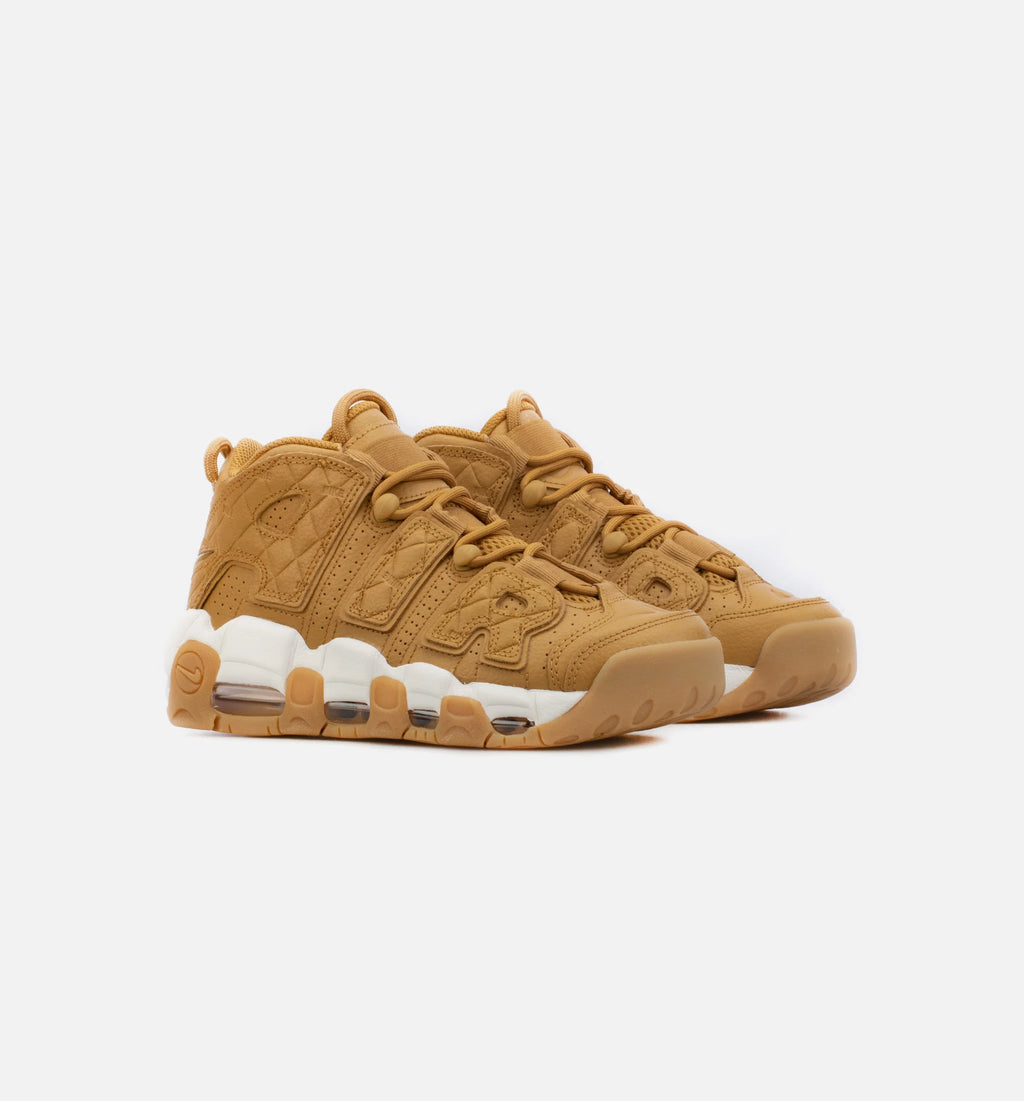 Air More Uptempo Wheat Womens Lifestyle Shoe Brown