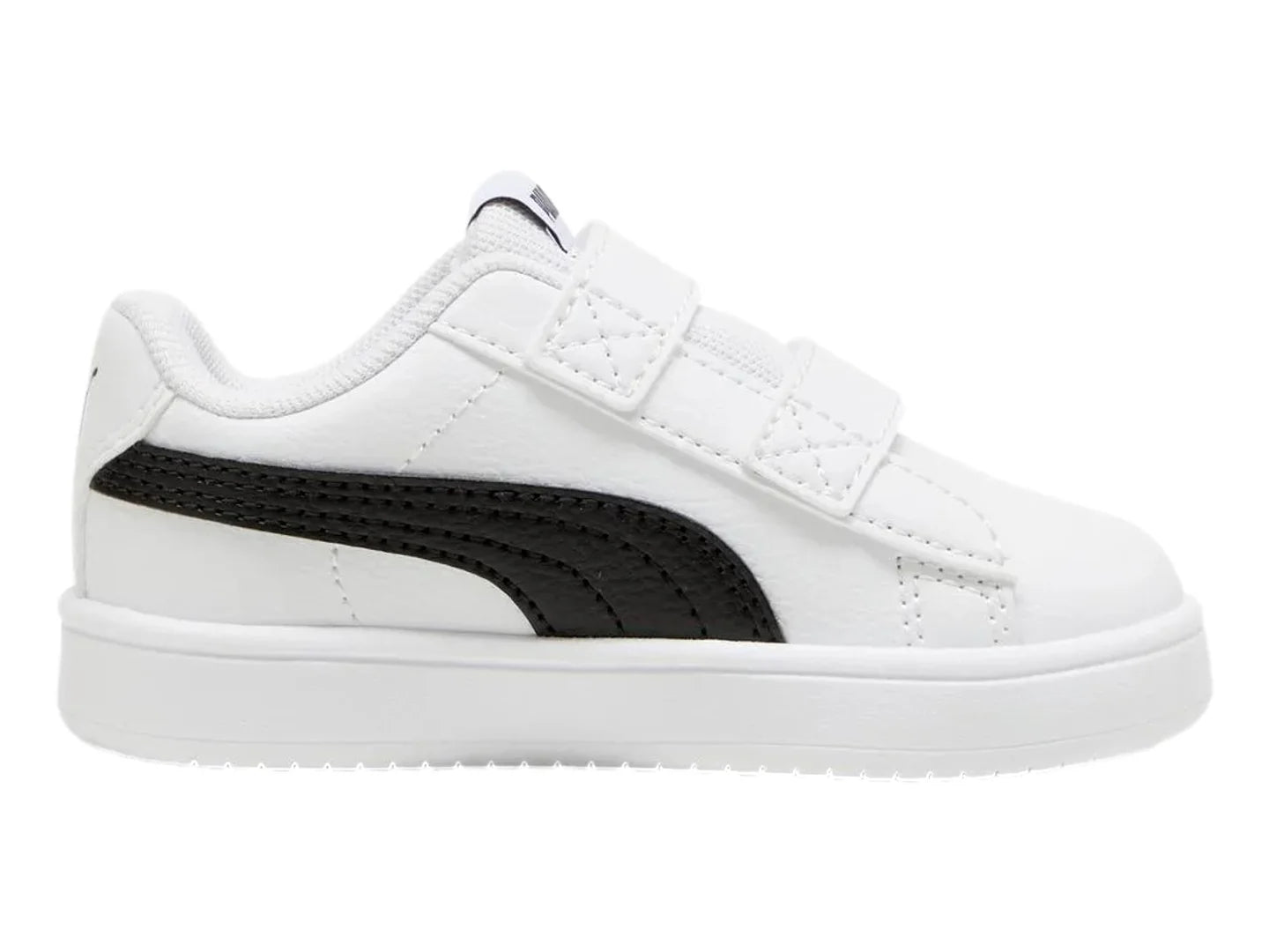 Tenis Puma Rickie Classic V Blanco y Negro para Niño