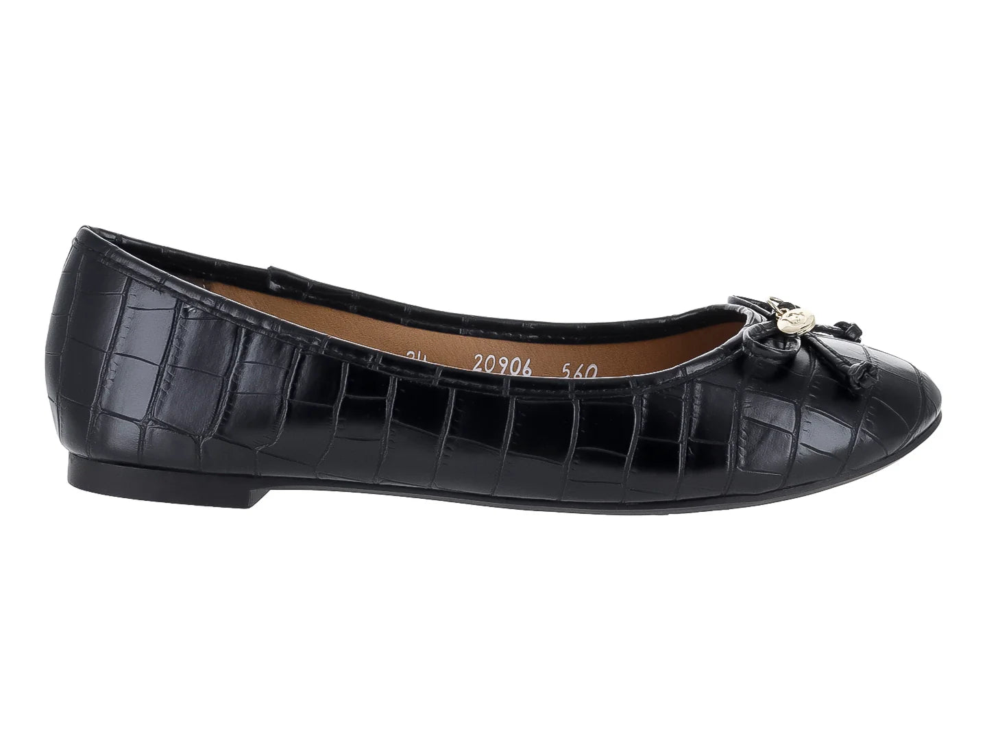 Flats Salamandra Negro para Mujer