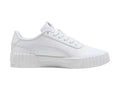 Tenis PUMA Carina 30 Blanco y Oro para Niña