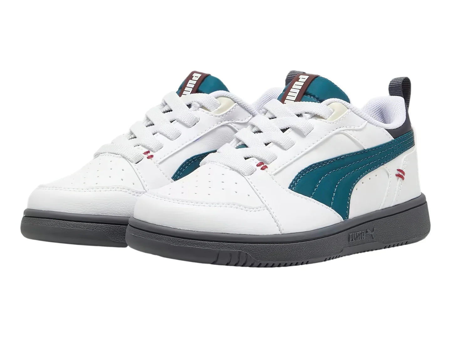 Tenis PUMA Rebound V6 Lo Mid 90s Blancos para Niño