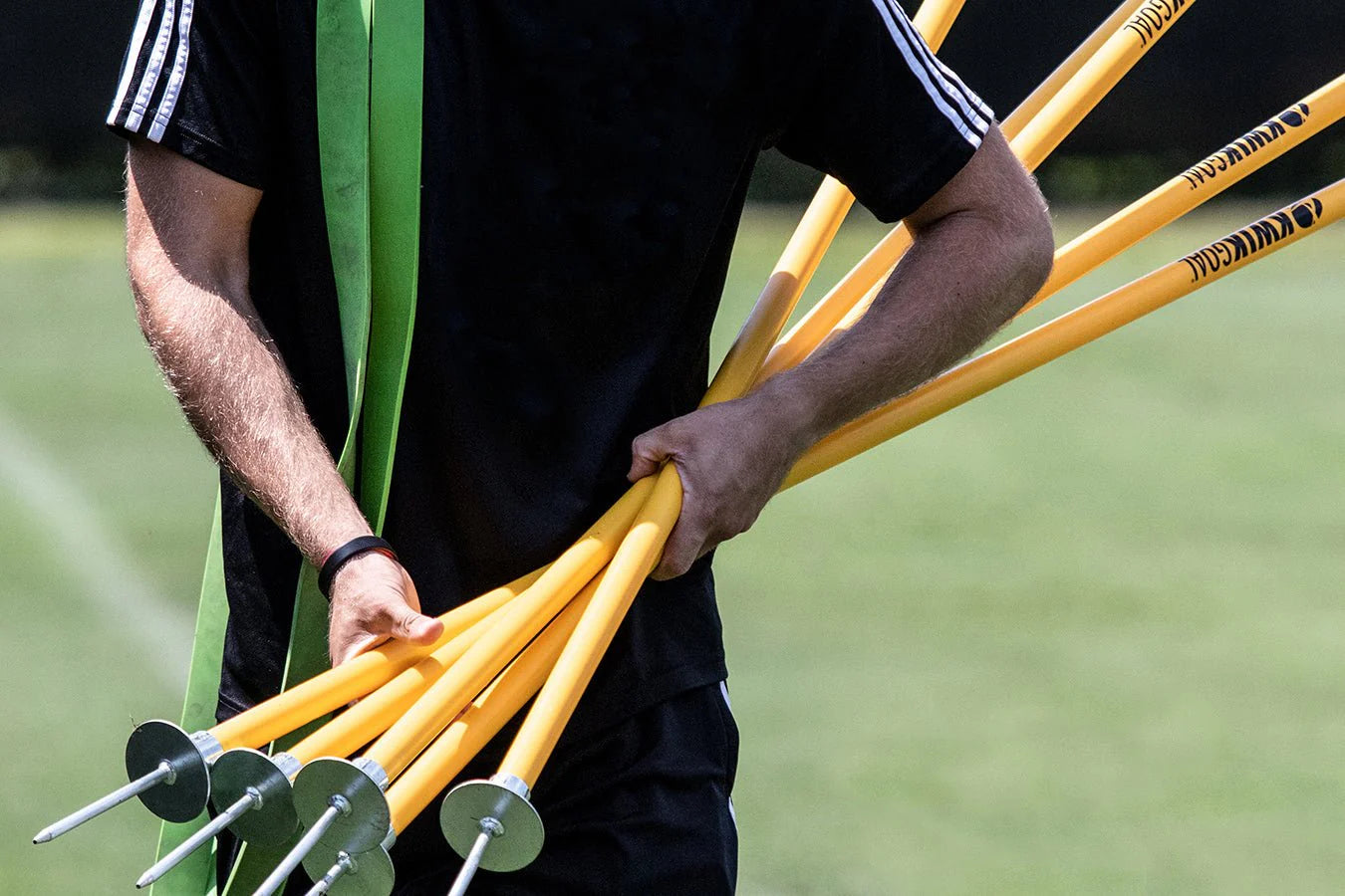 Kwik Goal Coaching Sticks Red