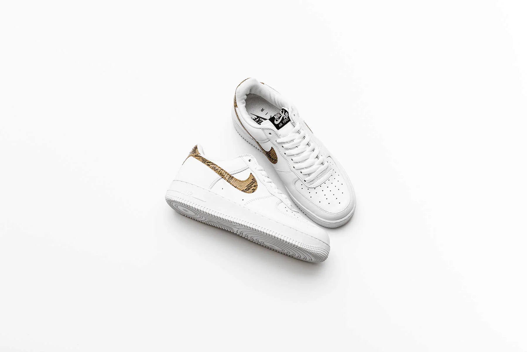 Air Force 1 Low Retro PRM QS Ivory Snake White Elemental Gold Dark Hazel
