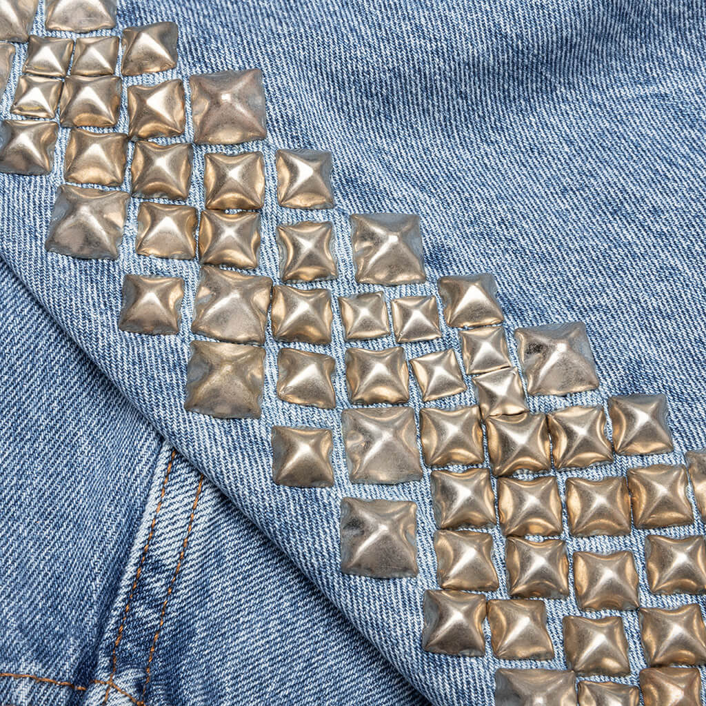Studded LA Flare Indigo