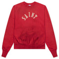 Faith Crew Sweater Red