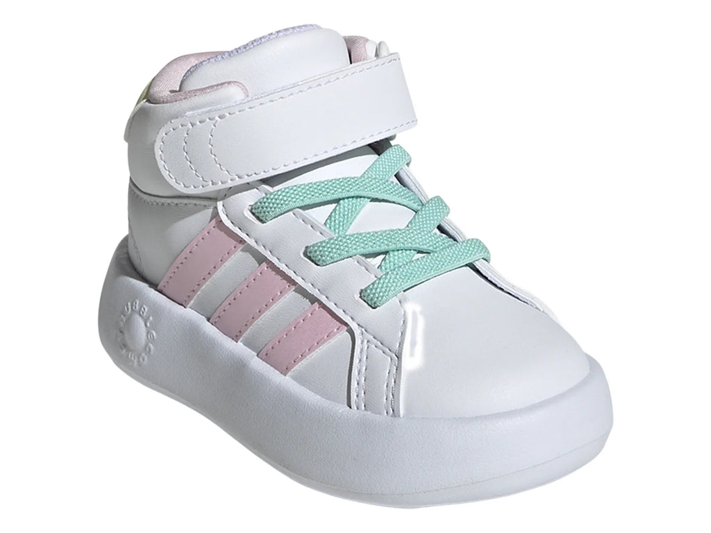 Tenis Adidas Grand Court Mid Blancos para Niña