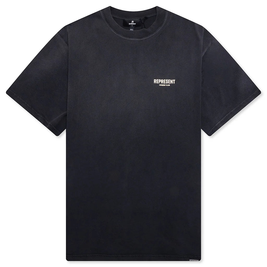 Owners Club T Shirt Aged Black