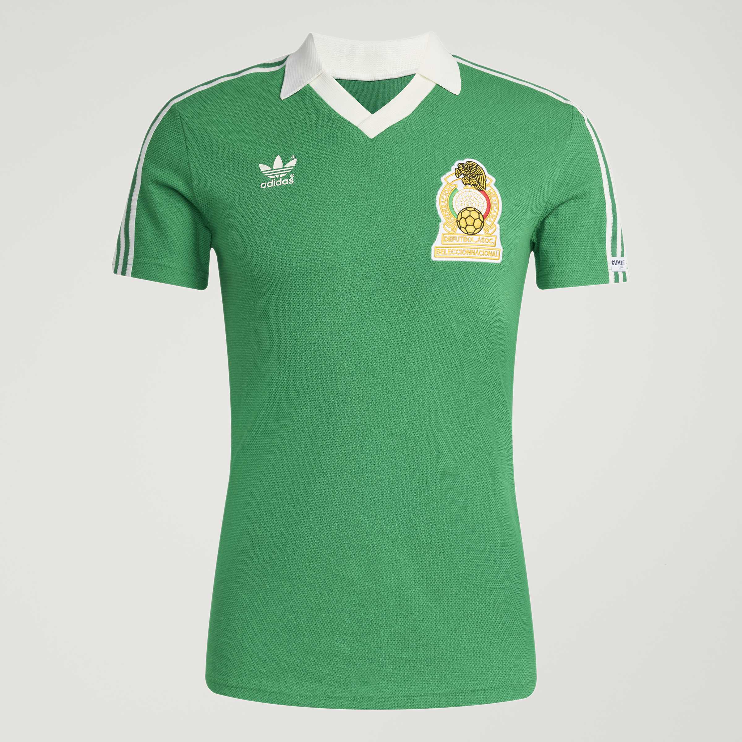 adidas Mexico Home Mens Soccer Jersey 1986 Green