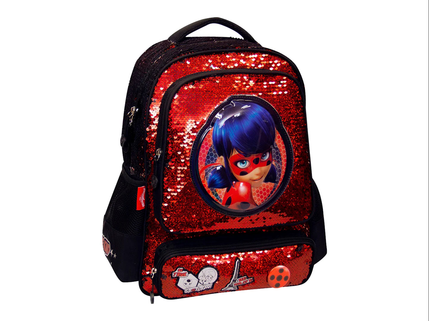 Mochila Fotorama Ladybug Roja para Niña Kinder