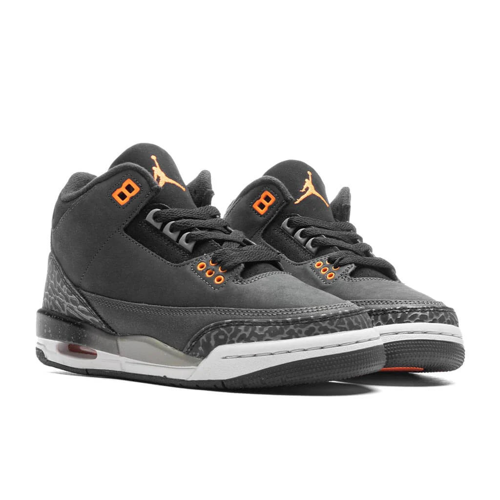 Air Jordan 3 Retro GS Fear Night Stadium Total Orange Black