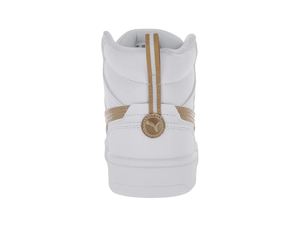 Tenis PUMA Rebound V6 Metallic Dream Blanco y Dorado para Mujer