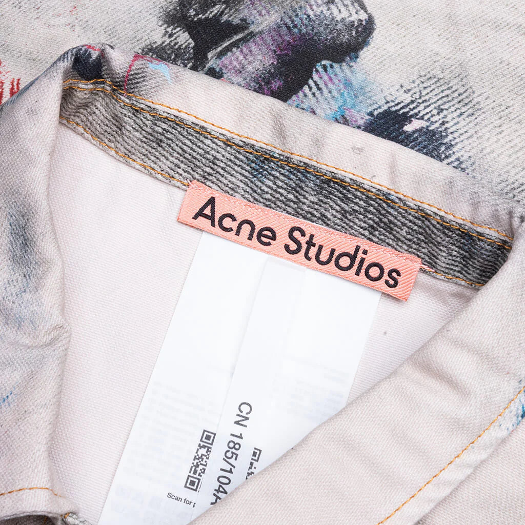 Trompe Loeil Jacket White Multi