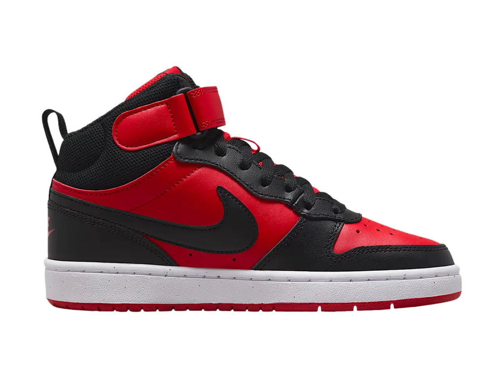 Tenis Nike Court Borough Mid 2 Rojo para Niño
