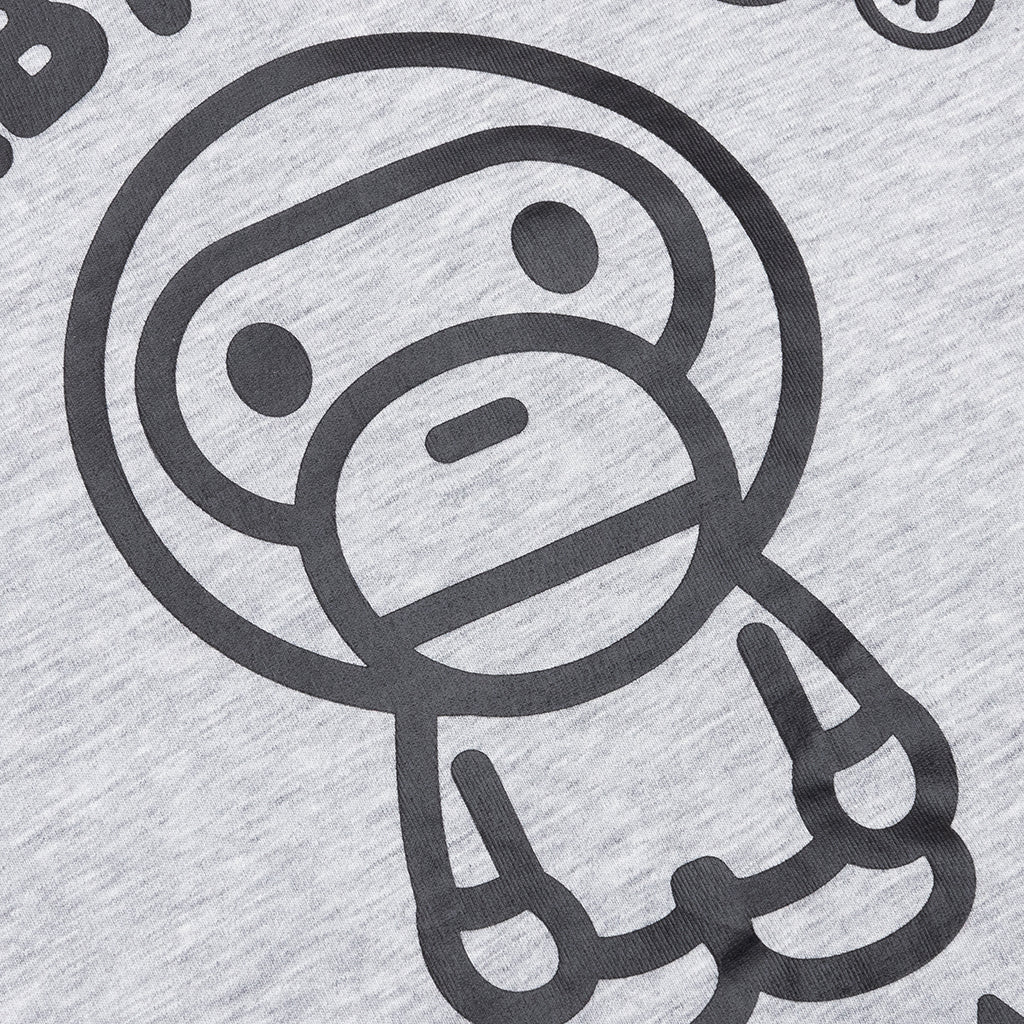 Kids Multi Baby Milo L S Tee Gray