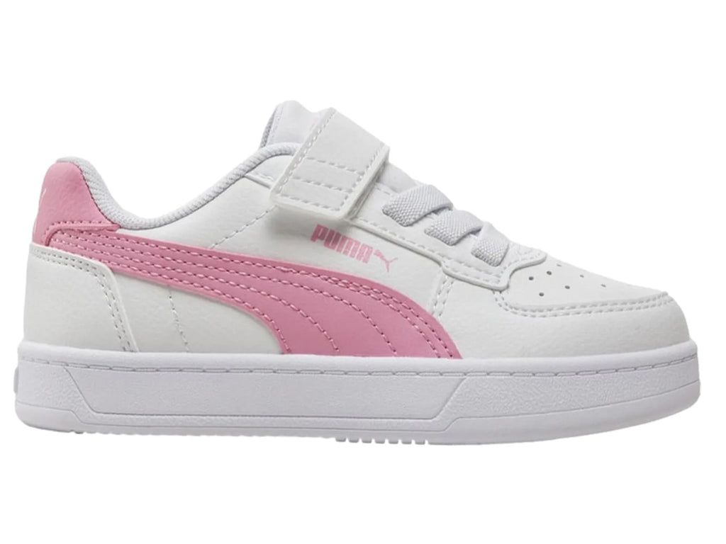Tenis PUMA Caven 20 Blanco y Rosa para Niña