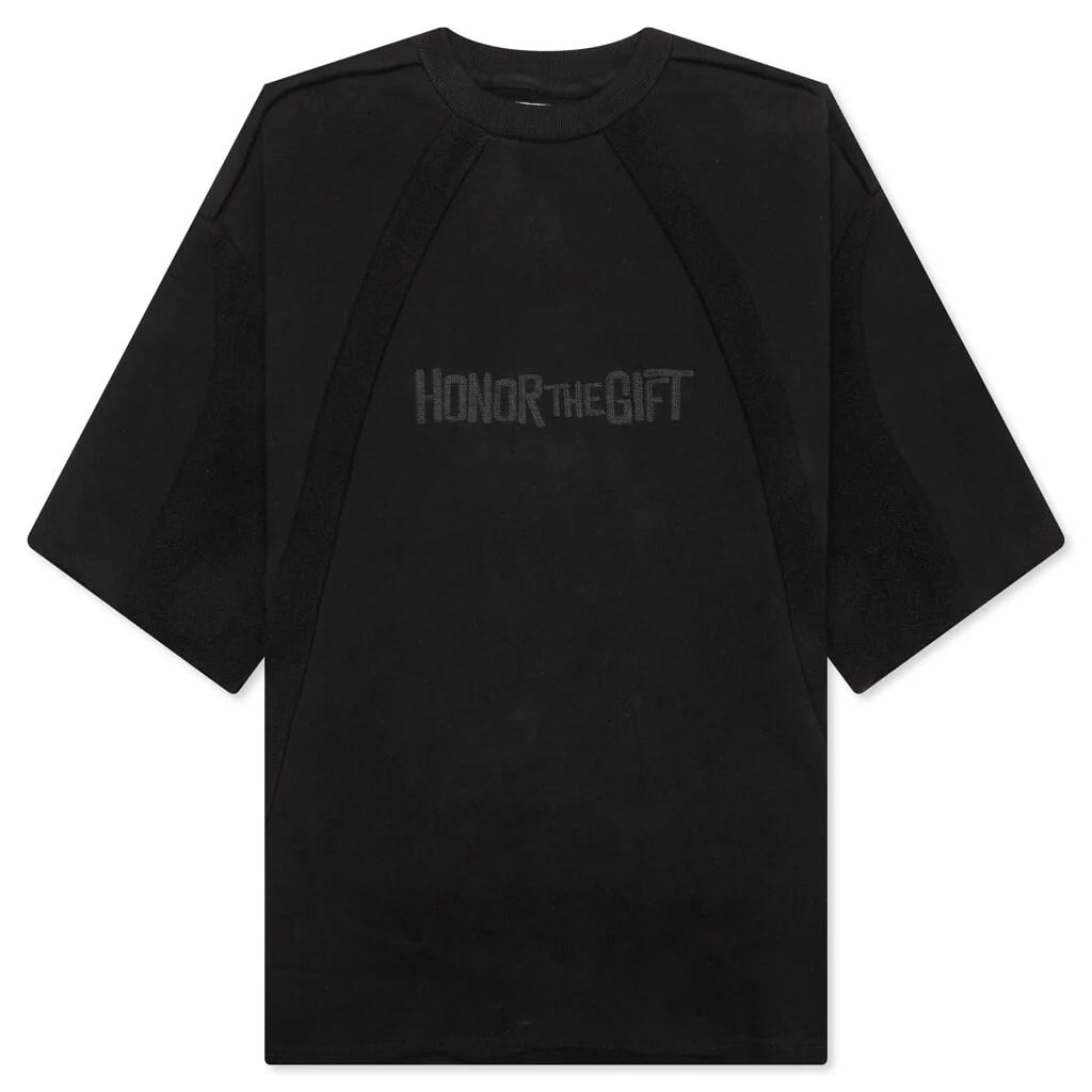 S S Panel Terry Jumper Black