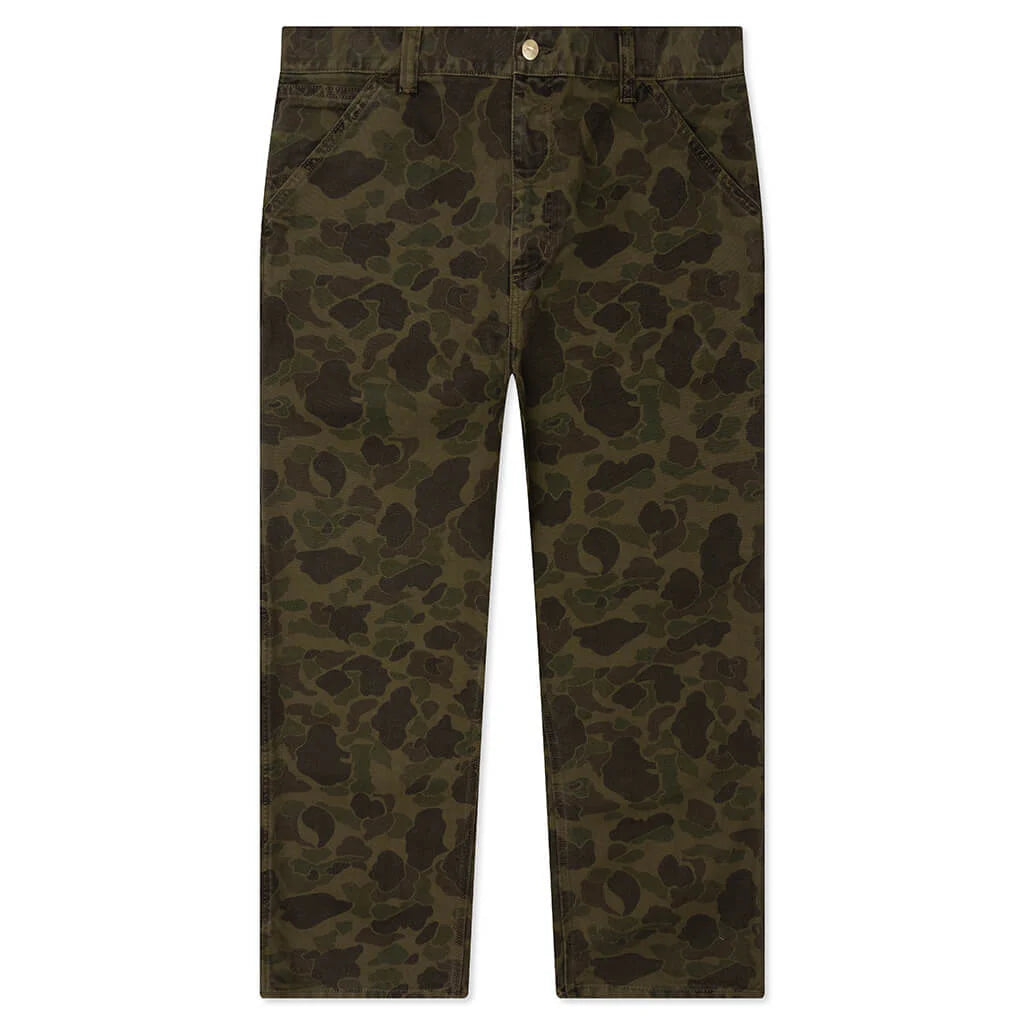 Duck Single Knee Pant Garment Dyed Camo Duck Green Office Green