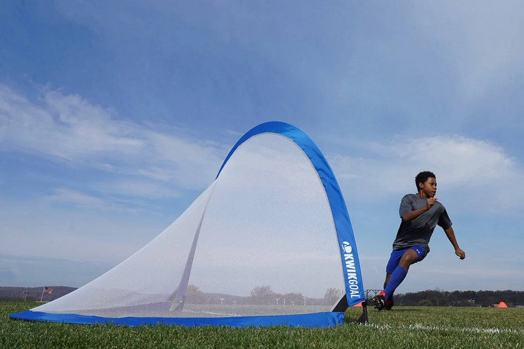 Kwik Goal Infinity Lite Pop Up Goal 6ft Set of 2 Blue