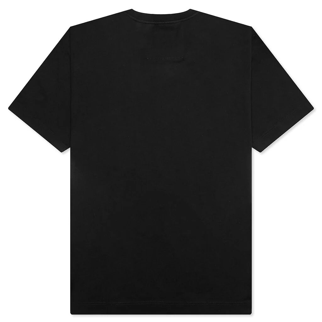 Gros Grain in Cotton T Shirt Black